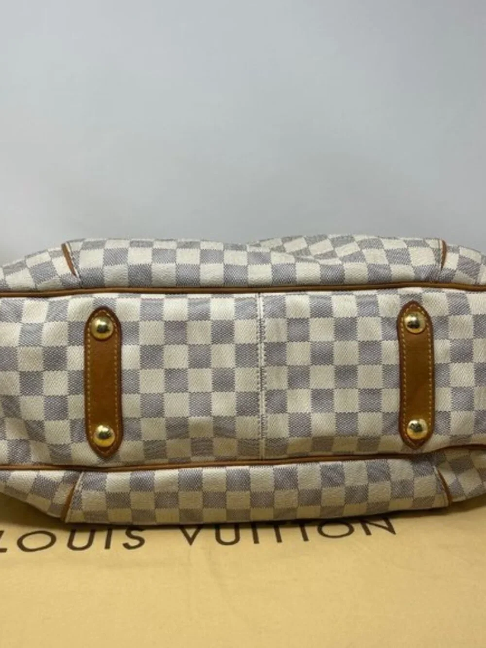 LOUIS VUITTON Damier Azur Galliera GM Shoulder Bag